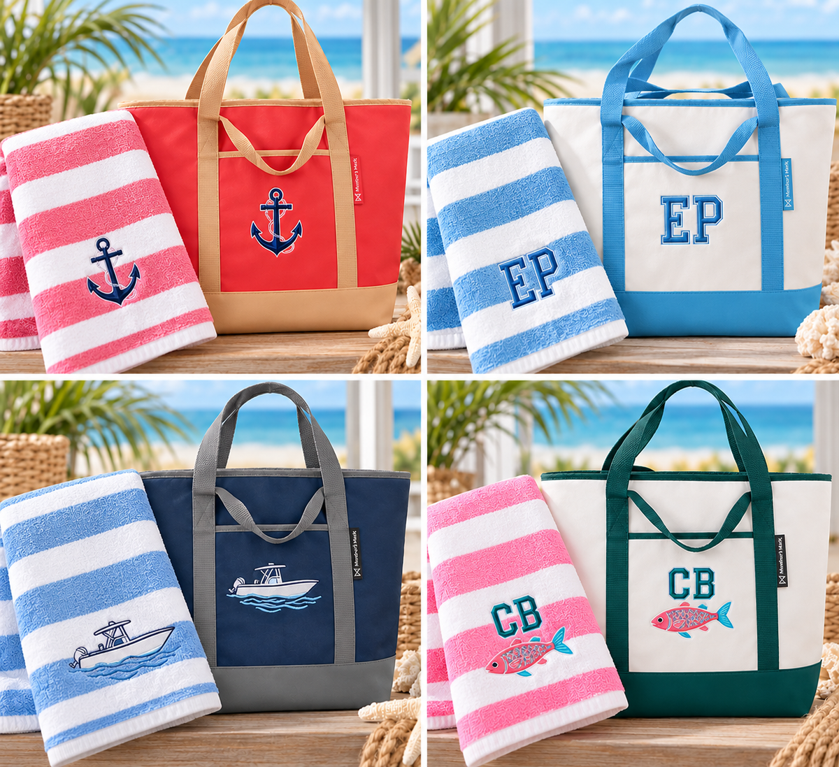 Personalized Insulated Tote & Embroidered Towel Set