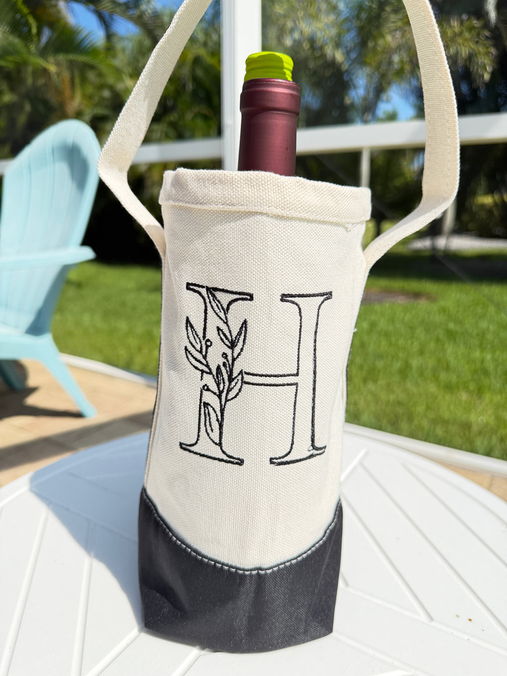 Custom Wine Tote - 2 bottle