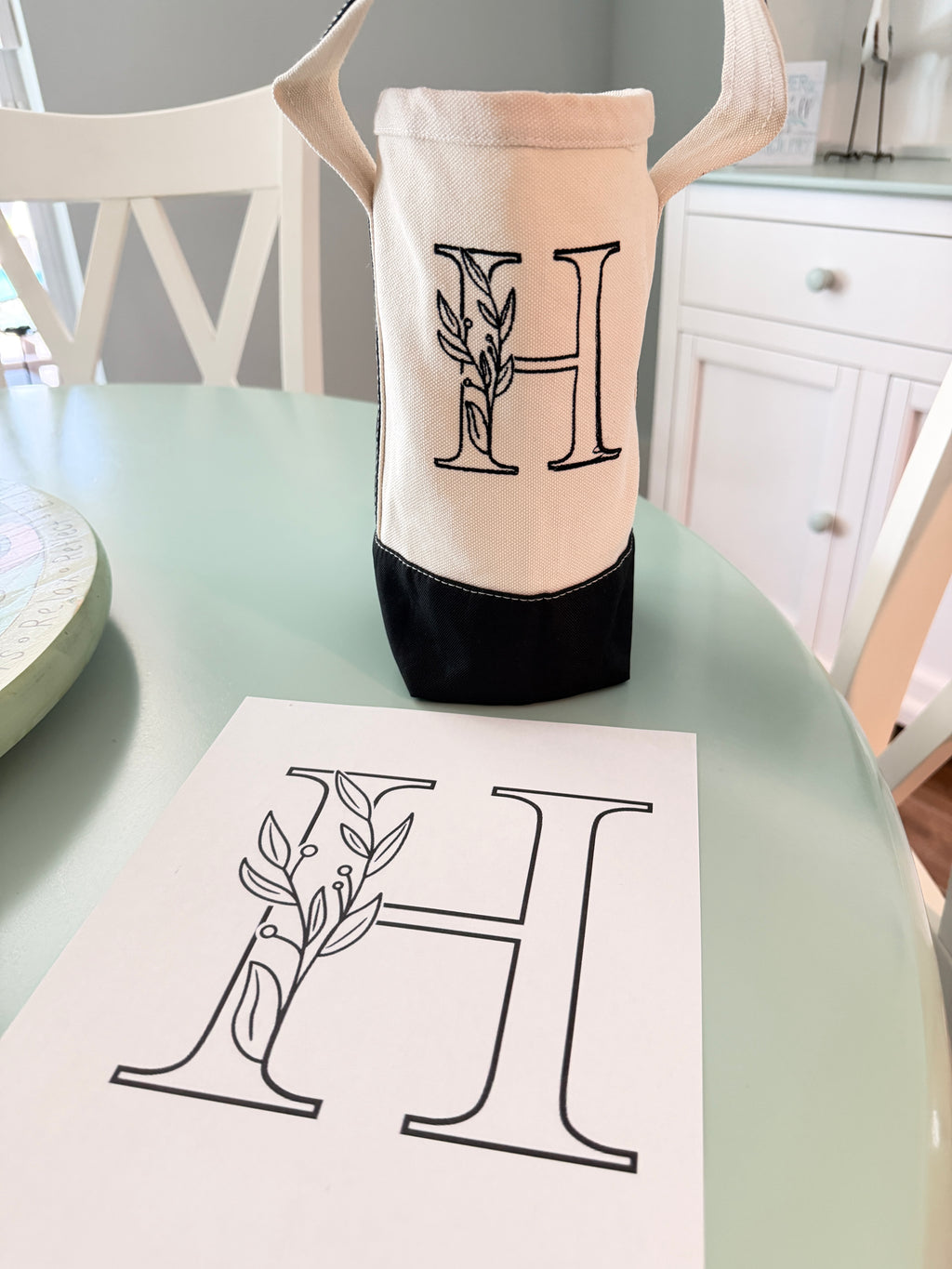 Custom Wine Tote - 2 bottle
