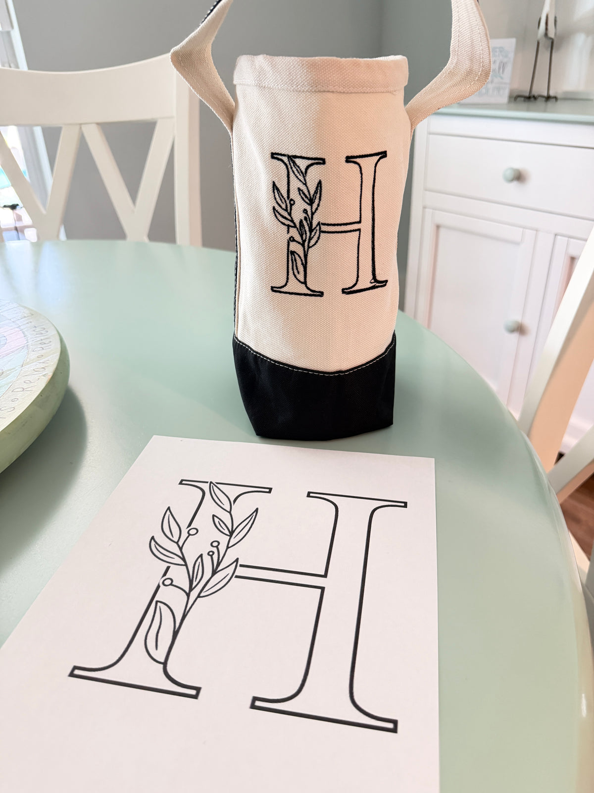 Custom Wine Tote - 2 bottle