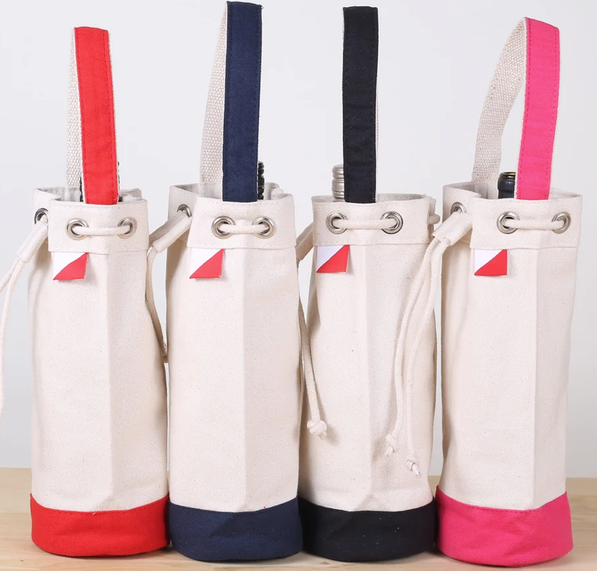 Custom Wine Tote - Single Bottle