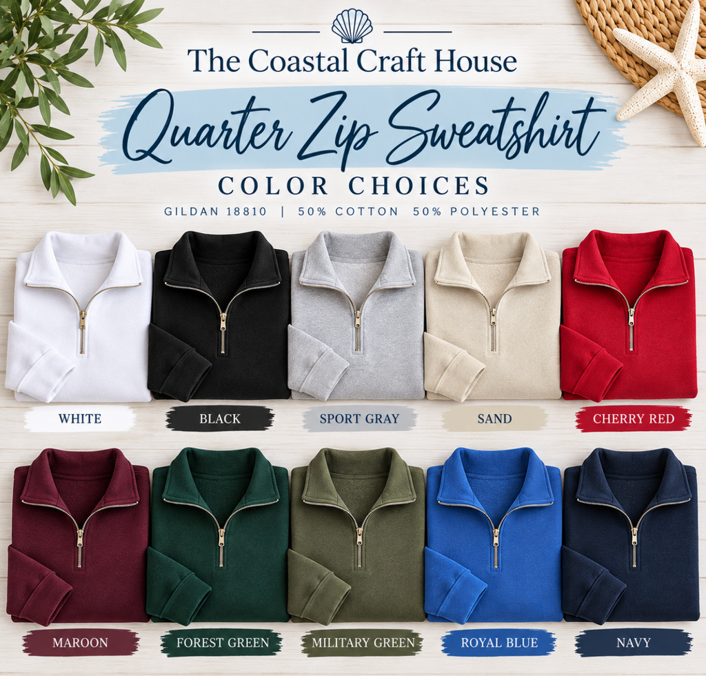 Custom Quarter Zip Sweatshirt