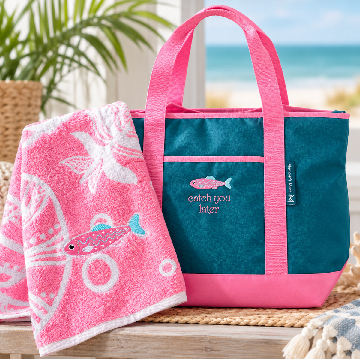 Personalized Insulated Tote & Embroidered Towel Set